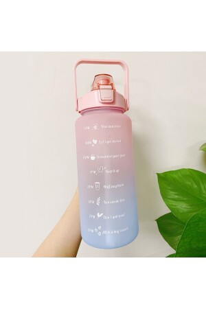 Motivierende Wasserflasche Wasserflasche Wasserflasche 2 Liter Tritan Gym Wasserflasche Bpa-freie Wasserflasche jetmatara2litre - 6