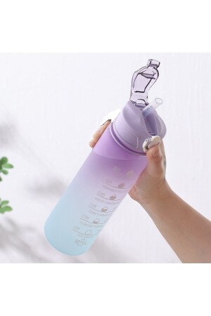 Motivierende Wasserflasche Wasserflasche Wasserflasche 900 ml Tritan Gym Wasserflasche Bpa-freie Wasserflasche jetmatara900ml - 4