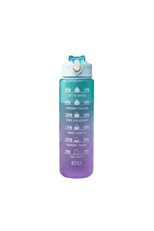 Motivierende Wasserflasche Wasserflasche Wasserflasche 900 ml Tritan Gym Wasserflasche Bpa-freie Wasserflasche jetmatara900ml - 5