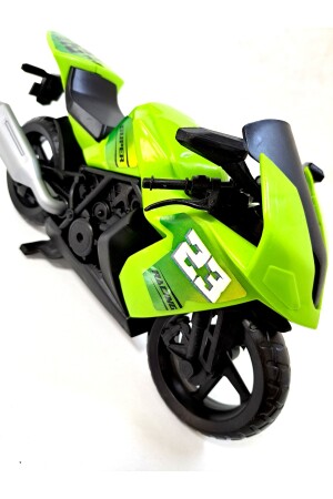 Motor Motosiklet Motorbisiklet Motorsiklet Erkek Oyuncak Yarış Motor 28 X 18 Cm Detaylı Kırılmaz - 3