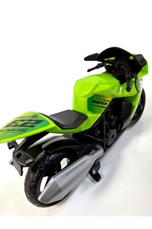 Motor Motosiklet Motorbisiklet Motorsiklet Erkek Oyuncak Yarış Motor 28 X 18 Cm Detaylı Kırılmaz - 5