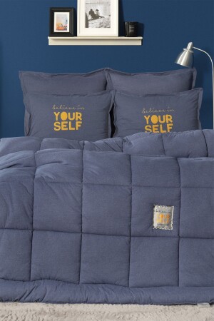 Motto Cotton Comfort Single Indigo - 2