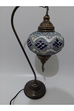 Mozaik Abajur, Baston Masa Lambası, No:üç 18cm turkishlamps56678 - 1