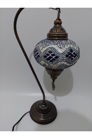 Mozaik Abajur, Baston Masa Lambası, No:üç 18cm turkishlamps56678 - 3