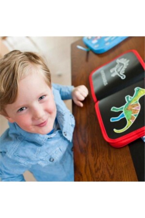 كتاب لون من الكريستين بدون غبار - الديناصور MP27685 - Jaq Jaq Bird