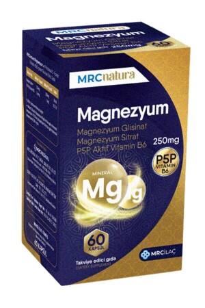 Mrc Natura Magnesium 250 mg Bisglycinat & Citrat & P5p Vitamin B6 60 Kapseln P5P VITAMIN B6 - 4