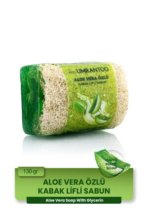 Mrs. Umrantoo Doğal Aloevera Özlü Kabak Lifli Sabun 130g - MRS.UMRANTOO