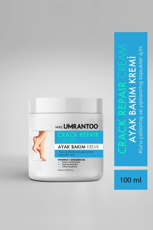 MRS.UMRANTOO Crack Repair Cream Çatlak Onarıcı Ayak Bakım Kremi 100 ml - 1