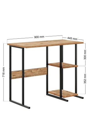 MSR2-Studientisch – Computertisch – Bürotisch – Kiefer - 8