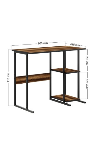 MSR2-Studientisch – Computertisch – Bürotisch – Walnuss - 7