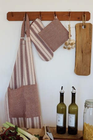 مقعد مطبخ من القطن من القطن من بورغنديا المشرقة ، المقاوم للحرارة مخزن القابضات المعدة MST - vivamaison