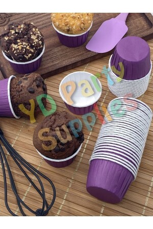 Muffin Kek Kalıbı Pastel Renkler 25 Adet 50x39 - 2