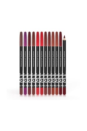 Mujgan 12-teiliges Lippenstift-Set No:a Mt - 1