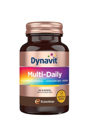 Multi-daily Multivitamin&Mineral-Koenzim Q10-Rodiola 30 Kapsül - 9