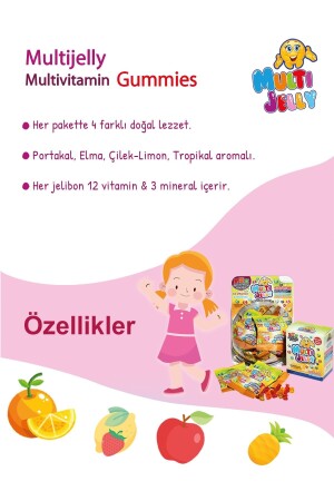 Multı Jelly ( Multi Vitaminli Jelıbon ) 20 gr X 7 Paket - 4