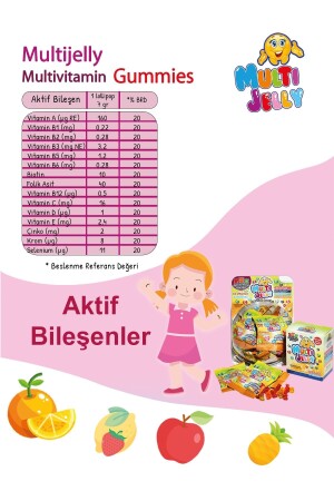 Multı Jelly ( Multi Vitaminli Jelıbon ) 20 gr X 7 Paket - 5