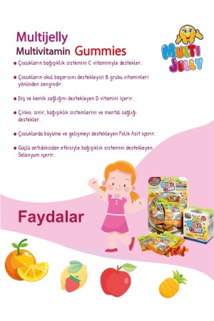 Multı Jelly ( Multi Vitaminli Jelıbon ) 20 gr X 7 Paket - 6