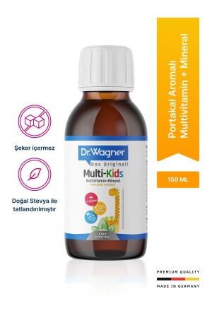 Multi-Kids- Çocuklar İçin Multivitamin - Mineral Şurup 150ml - 1