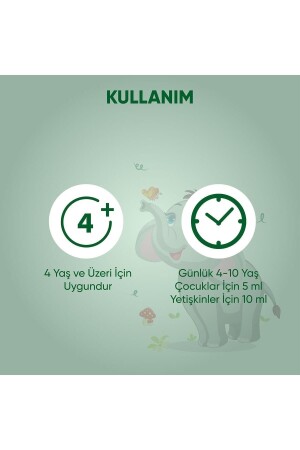 Multi Vitamin Multi Mineral Kids Portakal Aromalı Şurup 150 ml 2 Adet - 7