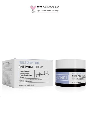 Multipeptid-Bakuchiol (veganes Retinol) Anti-Aging- und Faltencreme 50 ml Skin401-109 - 1