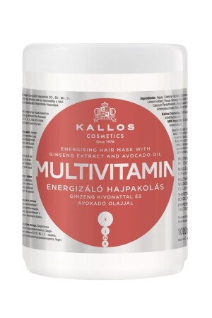 Multivitamin 1000 ml Energetisierende Haarpflegemaske mit Ginseng-Extrakt und Avocadoöl - 2