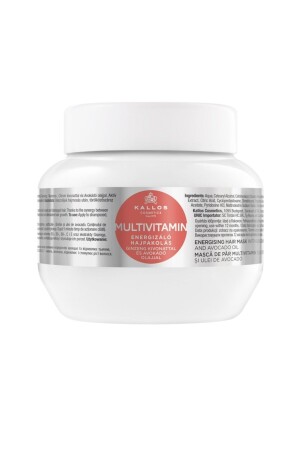 Multivitamin Energizing Ginseng Özü Ve Avakado Yağı Içeren Enerji Verici Saç Bakım Maskesi 275ml - Kallos Cosmetics