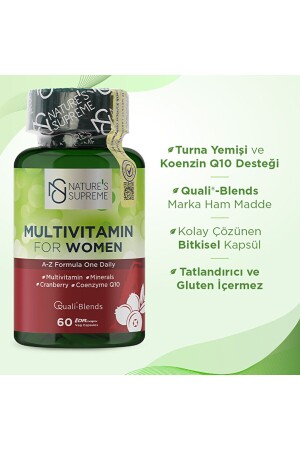 Multivitamin für Frauen 60 Kapseln - 3