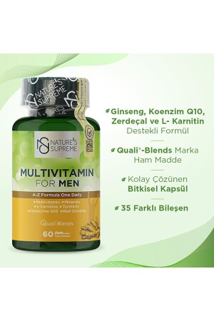 Multivitamin für Männer 60 Kapseln - 5