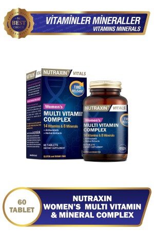 Multivitamin Kadın - Multivitamin & Mineral Complex 60 Tablet - 1