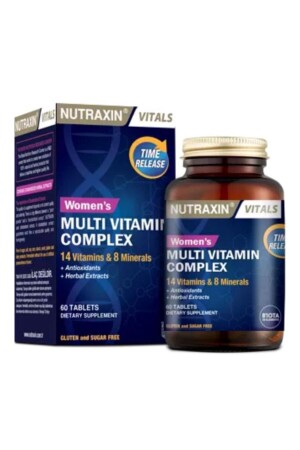 Multivitamin-Mineral-Komplex 60 Tabletten für Frauen - 2