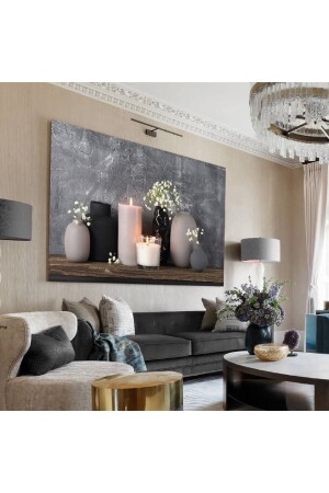 Mum Tablosu Antrasit Gri Kombini HRKBRV070539106 - Şehzat