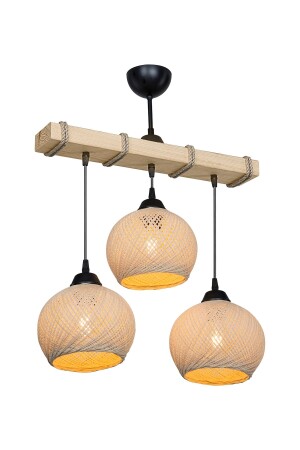 Muster Esszimmer Schlafzimmer Wohnzimmer Wohnzimmer Küche 3-teiliger Kronleuchter – Creme Ball Bulk LMN. 157862 - 1