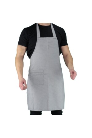 Mutfak Aşçı Bulaşıkçı Temizlikçi Garson Şef Komi Boyundan Askılı Iş Önlük - 1