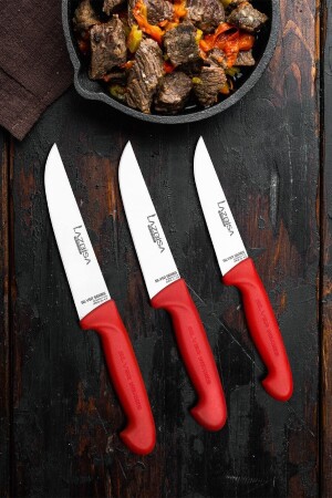 Mutfak Bıçak Seti Et Ekmek Kıyma Sebze Bıçağı - Silver Serisi 418 - 2