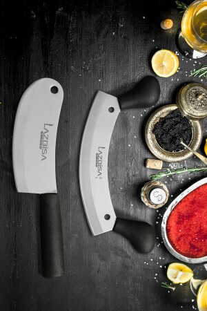 Mutfak Bıçak Seti Pide Börek Soğan Pizza Kesici Satır Zırh 2 Li Set Set360 - 1