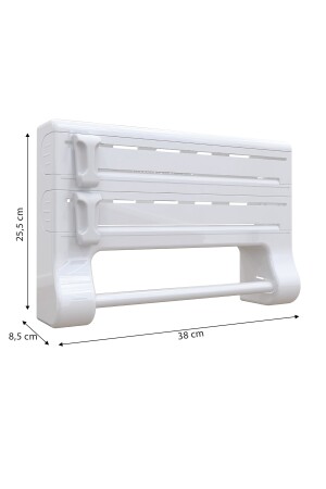 Primanova Mutfak Folyo Havlu Tutucusu Beyaz M-E81-01 - 4