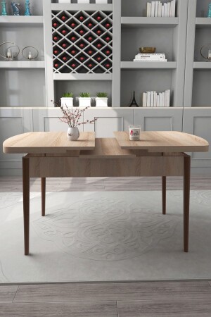 Mutfak Masası Açılabilir Masa 6 Kişilik Masa Ahşap Masa Sonomo - Renlife