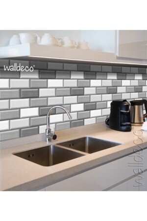 ملصق غطاء ورق المصفوفة من طلاء المطبخ من المكتب - Walldeco