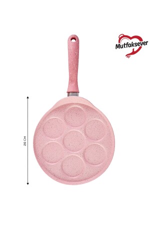 Mutfaksever Biogranit Pink Pankek Tavası - 6