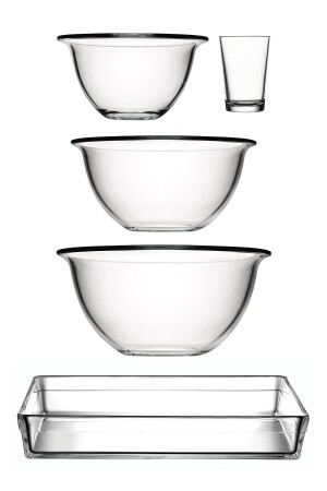 Mutfakta Keyif Seti Arda Türkmen Hazırlık Seti - Borcam Premium Dikdörtgen Fırın Kabı Tepsi PB1X259035-1X59334 - Paşabahçe