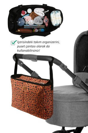 Mutter Baby Care 2-teiliges Set Wickeltasche Neugeborenen-Unterlage und Organizer Organizer Mom-501 E92BC085250M - 7