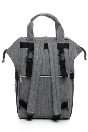 Mutter Baby Pflege Rucksack Babyflasche Thermoskanne mit Augen Haken Kinderwagen Kleiderbügel mit Holz - 3