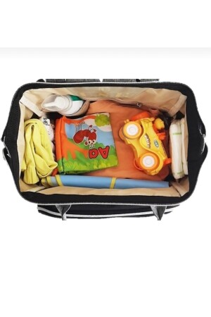 Mutter-Baby-Pflegerucksack, flüssigkeitsdichte Babytasche mit Flaschen-Thermosflasche - 8