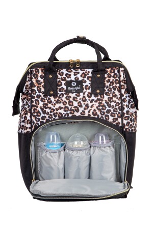 Mutter-Baby-Pflegerucksack Leopardenmuster 6734100000136 - 4