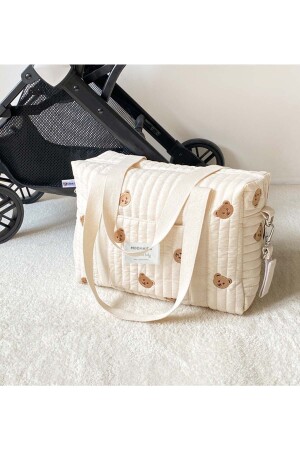 Mutter-Baby-Pflegetasche, gesteppt, wasserdicht, Kinderwagen-Organizer, Organizer, Kinderwagen-Tasche - 1