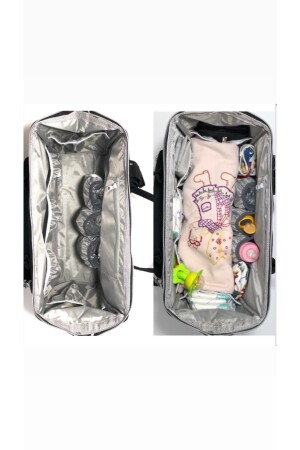 Mutter-Baby-Pflegetasche Thermal (Lebensmittel, Lebensmitteltransport) Taschenset Thermal + Seitentasche - 6