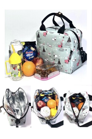 Mutter-Baby-Pflegetasche Thermal (Lebensmittel, Lebensmitteltransport) Taschenset Thermal + Seitentasche - 9