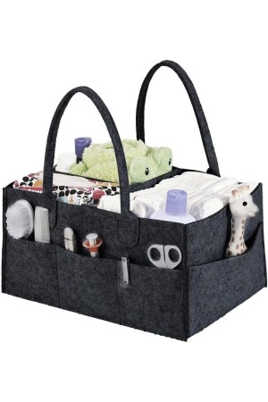 Mutter-Baby-Pflegetaschen-Organizer, schwarze Farbe - 1