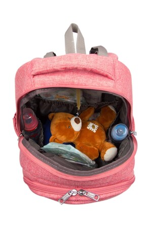 Mutter Babypflegetasche 9301 Granatapfelblume Babypflegerucksack aus wasserdichtem Stoff - 5