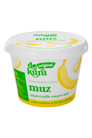 Muz Kuru Meyve Cipsi - Dondurularak Kurutulmuş Freeze Dried Çıtır Muz - dokuru